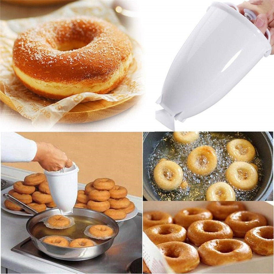 VOGVIGO Donut Making Tool Diy Donut Making Artifact Creative Baking Tools Kitchen Dessert Gadget