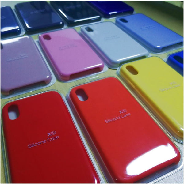 Have LOGO Case For iPhone Xs MAX XR X Cases For Apple For iPhone 7 8 6 s Plus 5s SE Original Official Style Silicone Case logo