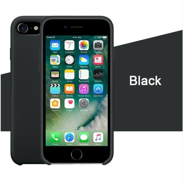 Have LOGO Case For iPhone Xs MAX XR X Cases For Apple For iPhone 7 8 6 s Plus 5s SE Original Official Style Silicone Case logo