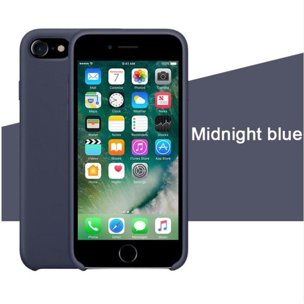 Have LOGO Case For iPhone Xs MAX XR X Cases For Apple For iPhone 7 8 6 s Plus 5s SE Original Official Style Silicone Case logo