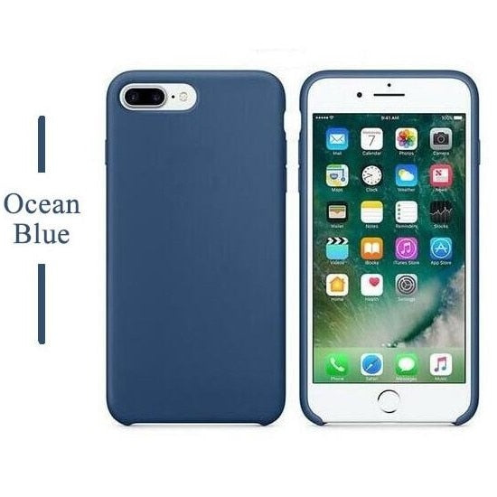 Have LOGO Case For iPhone Xs MAX XR X Cases For Apple For iPhone 7 8 6 s Plus 5s SE Original Official Style Silicone Case logo