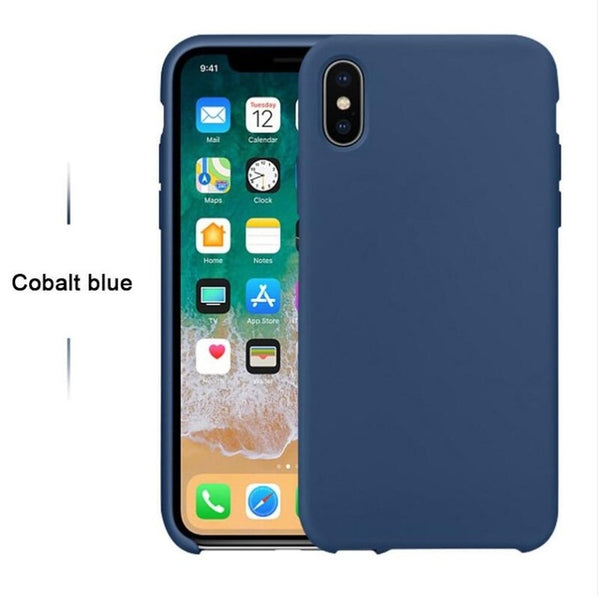 Have LOGO Case For iPhone Xs MAX XR X Cases For Apple For iPhone 7 8 6 s Plus 5s SE Original Official Style Silicone Case logo