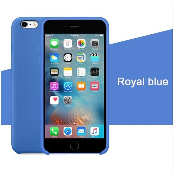 Have LOGO Case For iPhone Xs MAX XR X Cases For Apple For iPhone 7 8 6 s Plus 5s SE Original Official Style Silicone Case logo