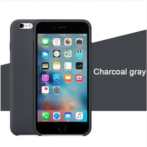 Have LOGO Case For iPhone Xs MAX XR X Cases For Apple For iPhone 7 8 6 s Plus 5s SE Original Official Style Silicone Case logo