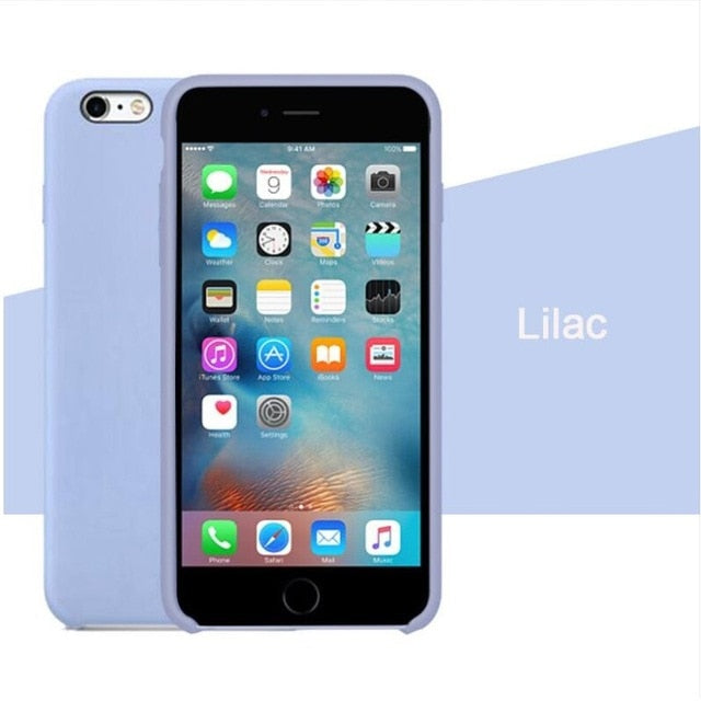 Have LOGO Case For iPhone Xs MAX XR X Cases For Apple For iPhone 7 8 6 s Plus 5s SE Original Official Style Silicone Case logo
