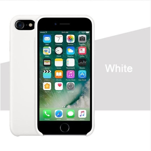 Have LOGO Case For iPhone Xs MAX XR X Cases For Apple For iPhone 7 8 6 s Plus 5s SE Original Official Style Silicone Case logo