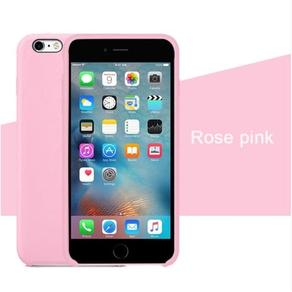 Have LOGO Case For iPhone Xs MAX XR X Cases For Apple For iPhone 7 8 6 s Plus 5s SE Original Official Style Silicone Case logo