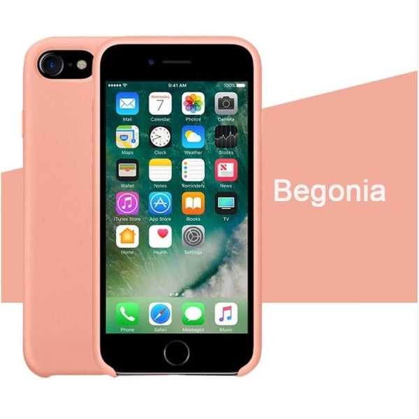 Have LOGO Case For iPhone Xs MAX XR X Cases For Apple For iPhone 7 8 6 s Plus 5s SE Original Official Style Silicone Case logo