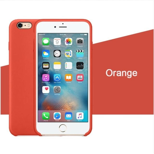 Have LOGO Case For iPhone Xs MAX XR X Cases For Apple For iPhone 7 8 6 s Plus 5s SE Original Official Style Silicone Case logo