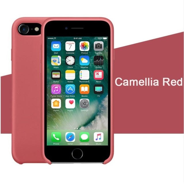 Have LOGO Case For iPhone Xs MAX XR X Cases For Apple For iPhone 7 8 6 s Plus 5s SE Original Official Style Silicone Case logo