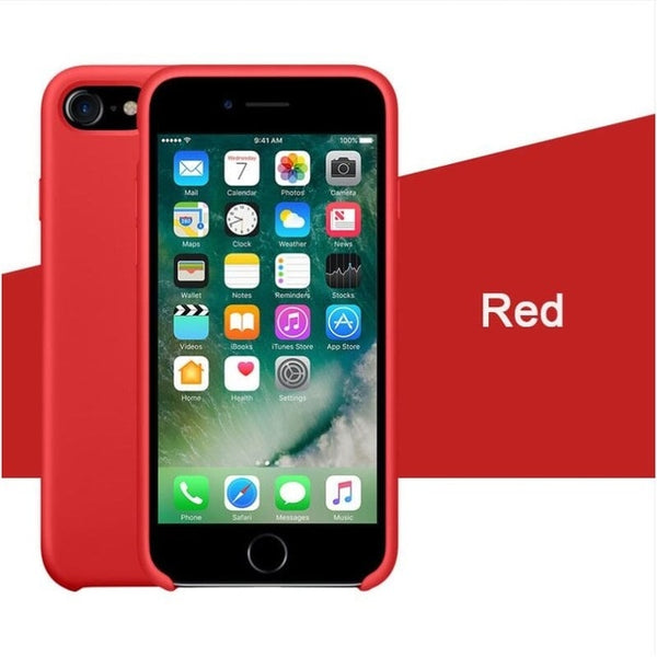 Have LOGO Case For iPhone Xs MAX XR X Cases For Apple For iPhone 7 8 6 s Plus 5s SE Original Official Style Silicone Case logo