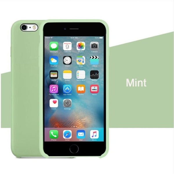 Have LOGO Case For iPhone Xs MAX XR X Cases For Apple For iPhone 7 8 6 s Plus 5s SE Original Official Style Silicone Case logo
