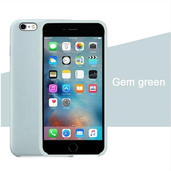 Have LOGO Case For iPhone Xs MAX XR X Cases For Apple For iPhone 7 8 6 s Plus 5s SE Original Official Style Silicone Case logo