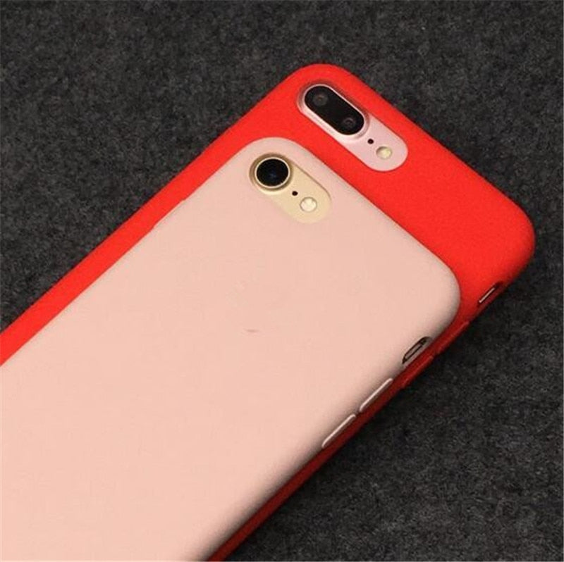 Have LOGO Original official Silicone Case For iPhone 7 8 XS Phone Case For iPhone X XR Cover For iPhone 6 6S Plus 5 5S
