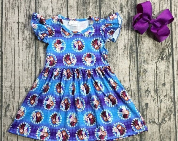 new arrivals summer baby girls children clothes short sleeve kenn length dress milk silk princess match accessory kids boutique