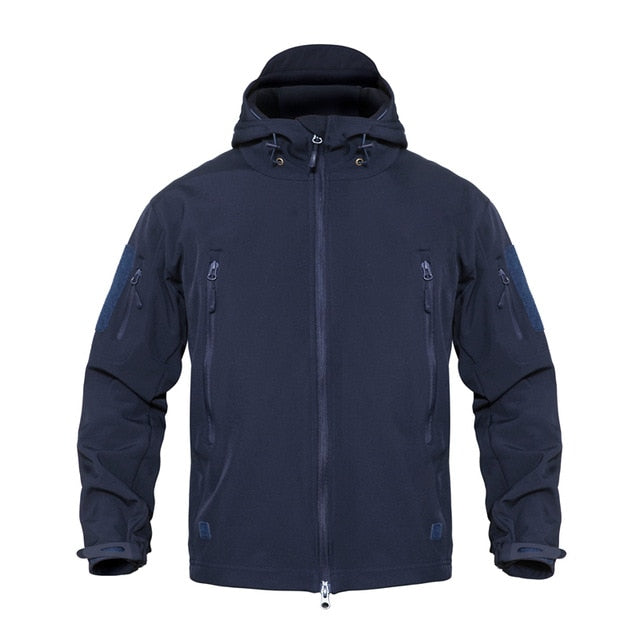 Softshell Jacket Men Fleece Waterproof Windproof Warm Winter Camouflage Windbreaker Hiking Hunting Coat Military Jacket Tactical