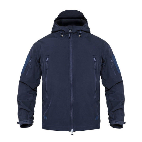 Softshell Jacket Men Fleece Waterproof Windproof Warm Winter Camouflage Windbreaker Hiking Hunting Coat Military Jacket Tactical