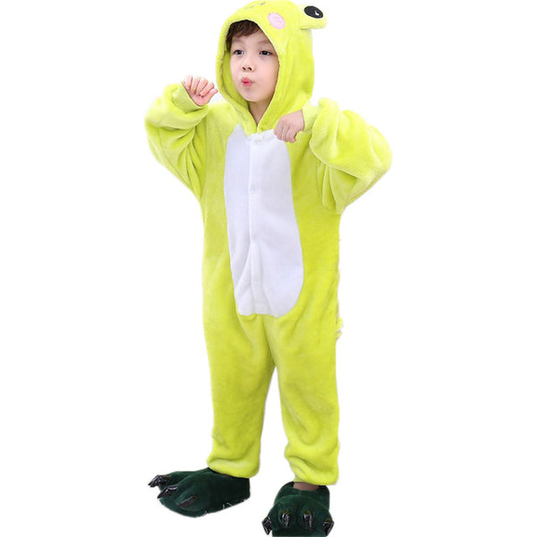 Children's Pajamas for Boys Girls Unicorn Pajamas Flannel Kids Pijamas Set Animal Kids Sleepwear Winter Boys Gilrs Onesies 4-12