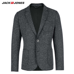 JackJones Brand flat collar simple style suit jacket man