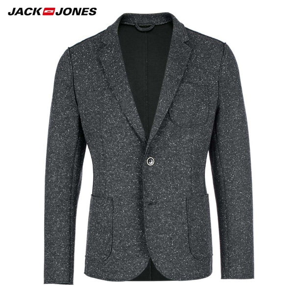 JackJones Brand flat collar simple style suit jacket man