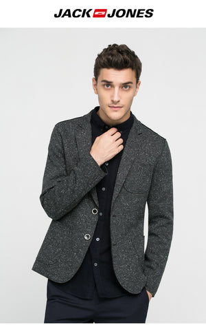 JackJones Brand flat collar simple style suit jacket man