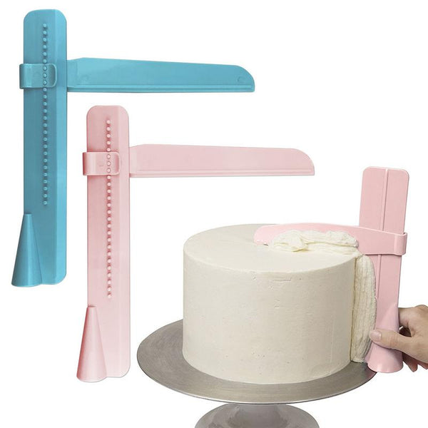 Cake Scraper Smoother Adjustable Fondant Spatulas Cake Edge Smoother Cream Decorating Kitchen Cake Tools Scraper