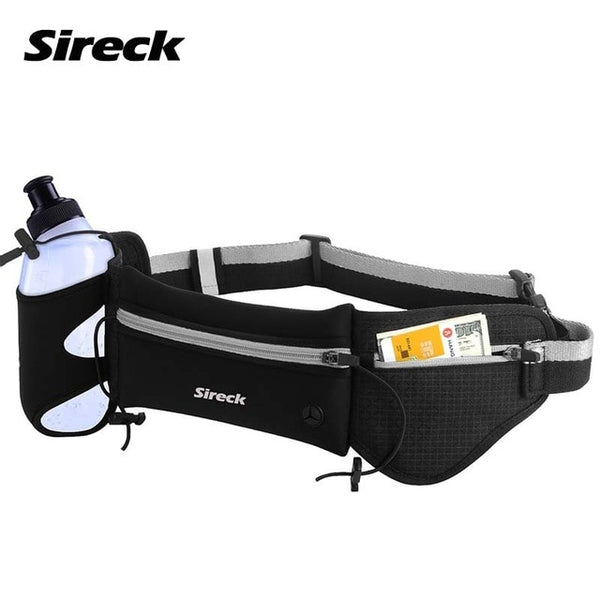 Sireck Running Bag Men Women Running Waist Bag Hydration Belt Waterproof Sport Gym Fitness Trail Run Bag Sports Accessories