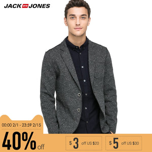 JackJones Brand flat collar simple style suit jacket man