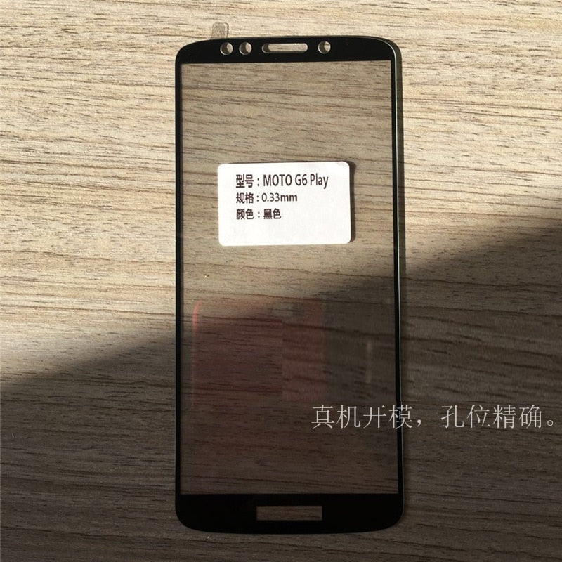 3D Tempered Glass For Motorola MOTO G6 Play Full Cover 9H Protective film Explosion-proof Screen Protector For MOTO G6 Play