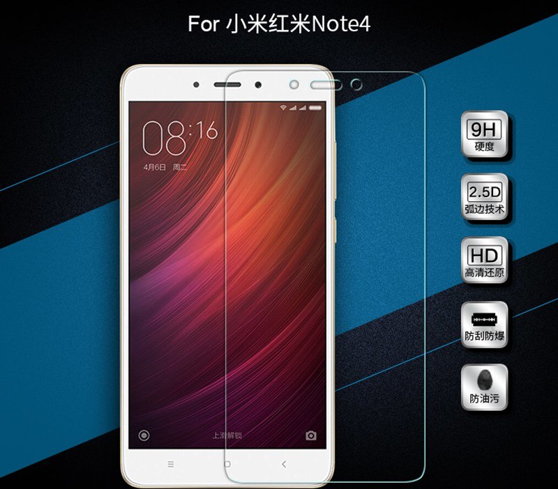 MuTouNiao Protective film 9H Premium Tempered Glass Screen Protector For Xiaomi MAX Redmi NOTE 1S 2 3 4 5 PRO 5S Plus