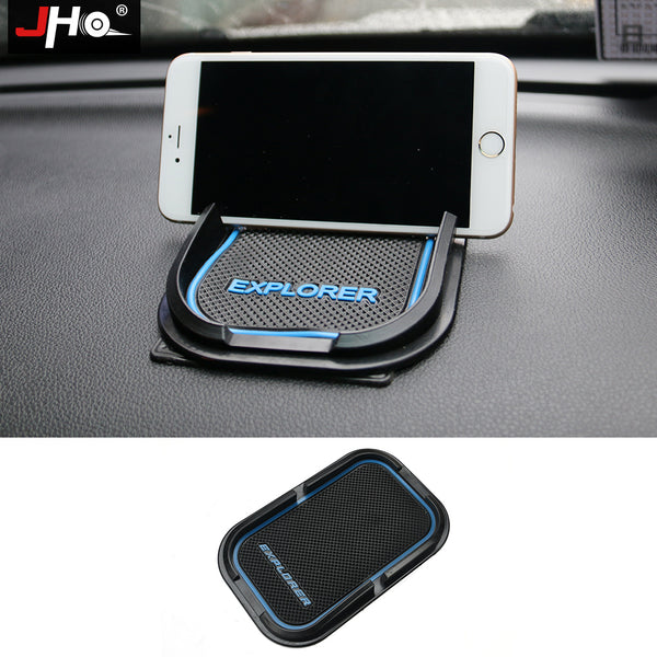 JHO Mobiles Cell Phones Anti Slip Mat Pad Holder for Ford Explorer New EDGE Jeep Grand Cherokee Patriot Car Styling Accessories