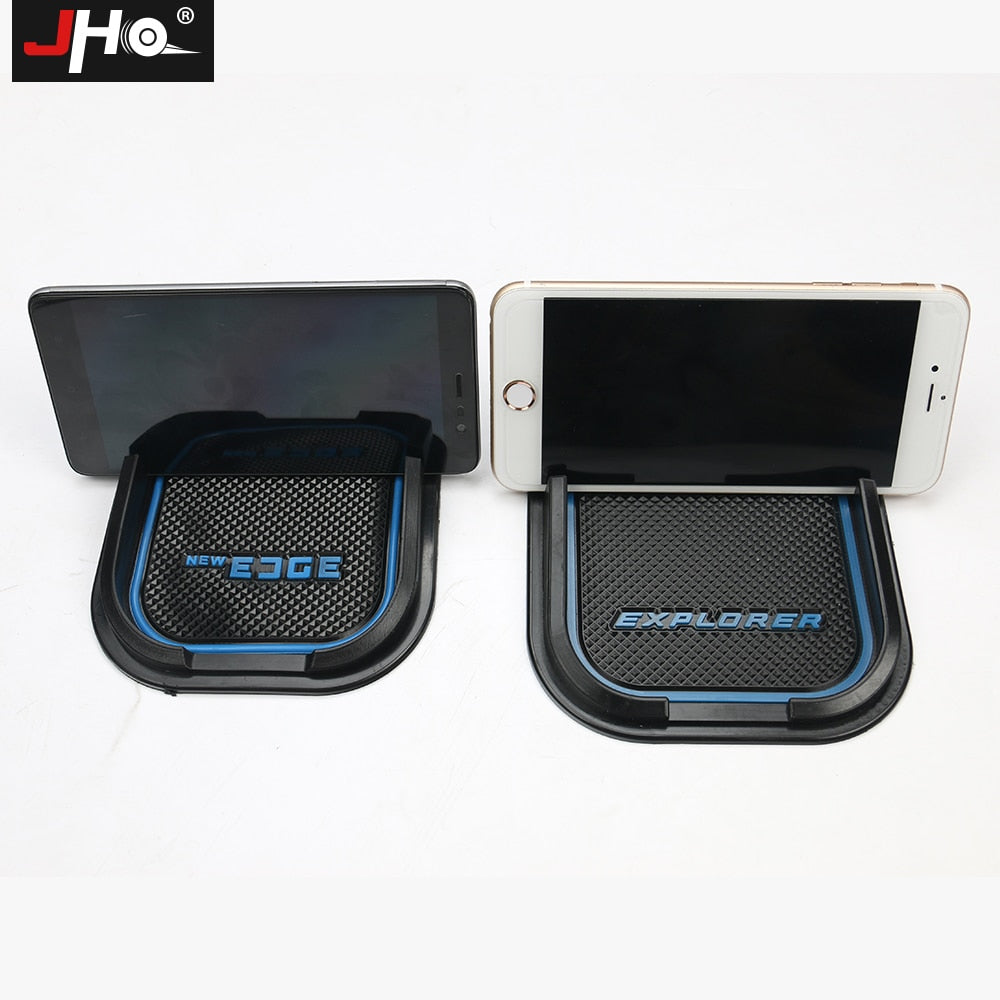 JHO Mobiles Cell Phones Anti Slip Mat Pad Holder for Ford Explorer New EDGE Jeep Grand Cherokee Patriot Car Styling Accessories