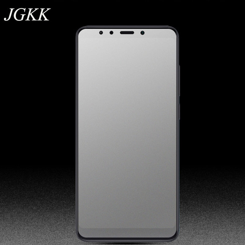 JGKK Tempered Glass For Xiaomi Redmi 6A 6 Pro 5 Plus 5A Full Cover Matte Screen Protector For Redmi 4 Pro 4A 4S 4X 3S 3X 3 Film