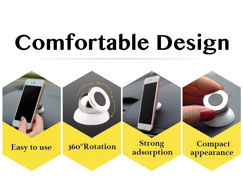Car Mobile Phone GPS Magnet Holder Stand Support Flexible Cell Hand Phone Holder for iPhone 7/7S Plus 6 6s New Arrival