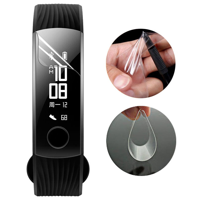 5Pcs/1pc For Huawei Honor Band 3 Screen Protector Soft TPU Ultra Clear Protective Film For Huawei Honor Band 3 Youth Smart Watch