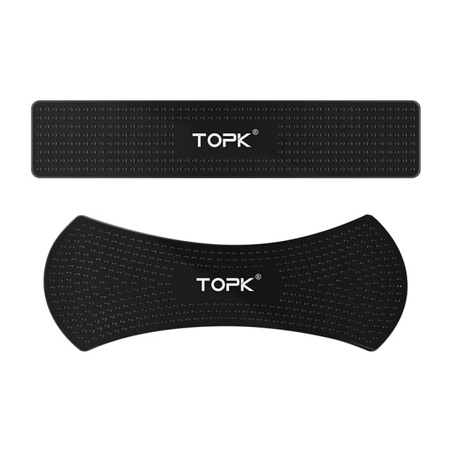 TOPK Universal Mobile Phone Holder for Tablet Car Phone Mount Holder Strong Adsorption Wall Desk Sticker Gel Pad Set Phone Stand