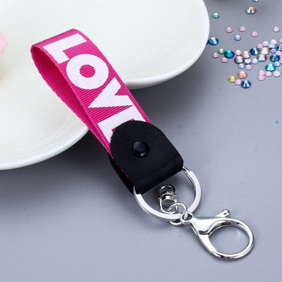 10Pcs/lot Nylon Wrist Strap Lanyard Smile Short Rope for Phones iPhone X Samsung Xiaomi Camera Cell Phone USB Mp3 Mp4 For Keys