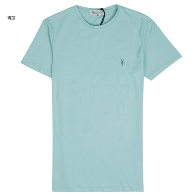 new spring & summer AS mens t-shirt fitness cotton tee tops sheep head logo solid basic T-shirt casual brand clothing T4307