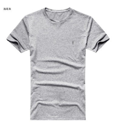 new spring & summer AS mens t-shirt fitness cotton tee tops sheep head logo solid basic T-shirt casual brand clothing T4307