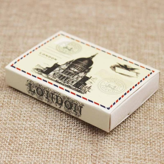 Dreamcatcher printed gift box Diy handmade love wedding favor box UK/USA country signal gift package box 12pcs +12pc inner card