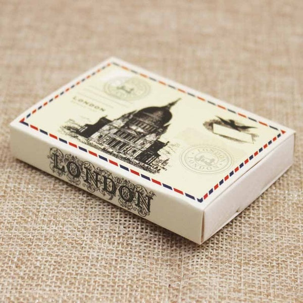 Dreamcatcher printed gift box Diy handmade love wedding favor box UK/USA country signal gift package box 12pcs +12pc inner card