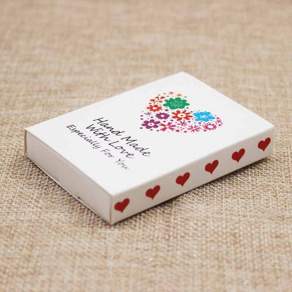 Dreamcatcher printed gift box Diy handmade love wedding favor box UK/USA country signal gift package box 12pcs +12pc inner card
