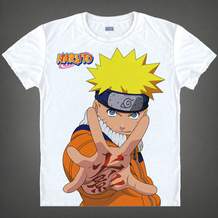 Kakashi Gaara T Shirt Naruto Sasuke T-shirt One Piece Anime Tee Shirt 3D Cartoon Print Short Sleeve School Classmate Cute Wear
