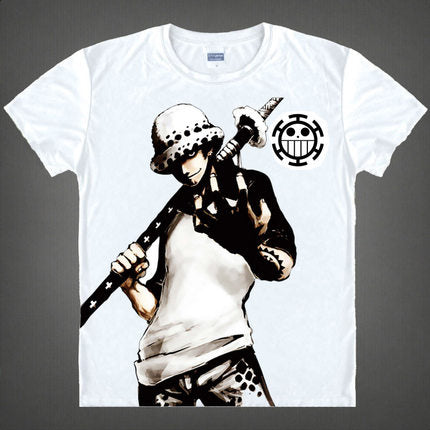Kakashi Gaara T Shirt Naruto Sasuke T-shirt One Piece Anime Tee Shirt 3D Cartoon Print Short Sleeve School Classmate Cute Wear