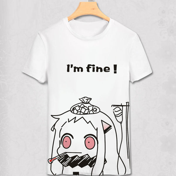 Kantai Collection anime T shirt Unique party swag anime T-shirt Bro Geek Original Hipster Comic tshirt marvel white homme shirt