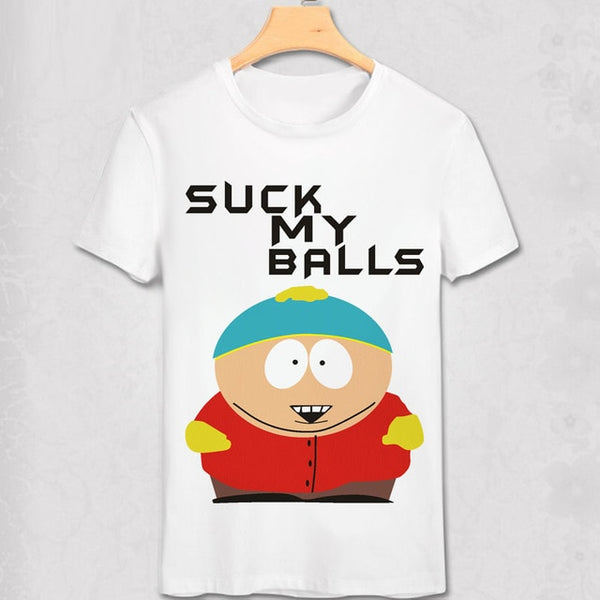 South Park T Shirt New York Geek Funny Design T-shirt Stan Marsh Kenny Diy Cartoon Short Sleeve O Neck Tees