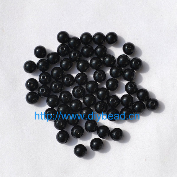 100pcs DIY Bracelet Accessories Children Gift Handcraft Department 18 Color 8MM Round Shape Acrylic Sugar Beads Jewelry Findings