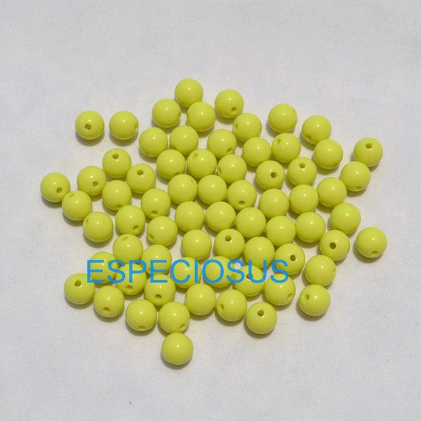100pcs DIY Bracelet Accessories Children Gift Handcraft Department 18 Color 8MM Round Shape Acrylic Sugar Beads Jewelry Findings