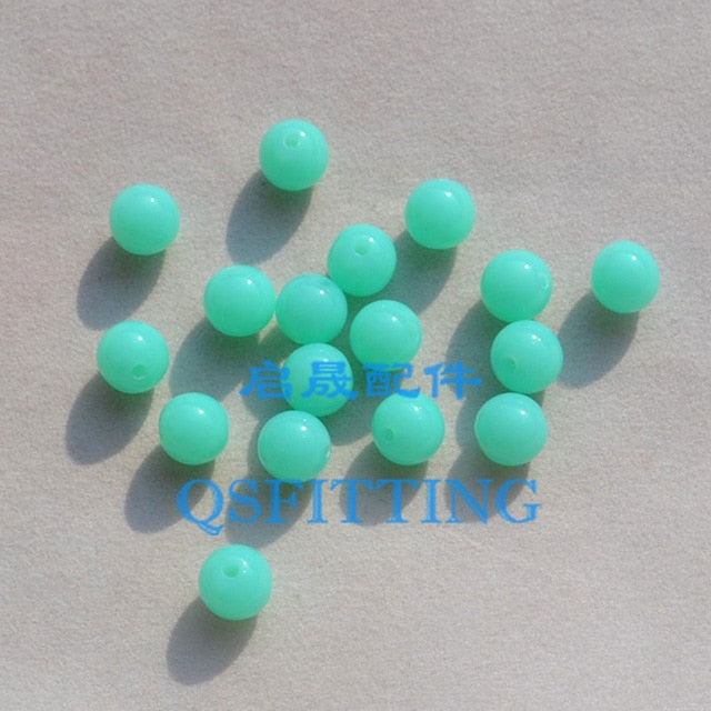 100pcs DIY Bracelet Accessories Children Gift Handcraft Department 18 Color 8MM Round Shape Acrylic Sugar Beads Jewelry Findings