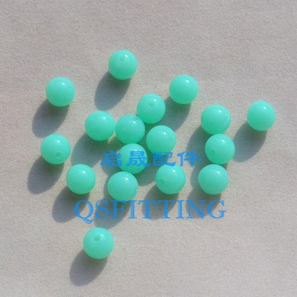 100pcs DIY Bracelet Accessories Children Gift Handcraft Department 18 Color 8MM Round Shape Acrylic Sugar Beads Jewelry Findings